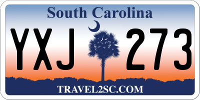 SC license plate YXJ273