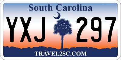 SC license plate YXJ297