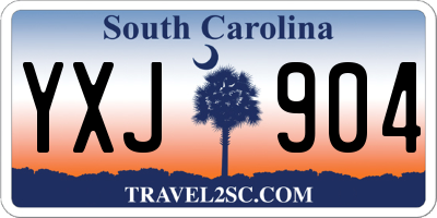 SC license plate YXJ904