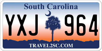 SC license plate YXJ964