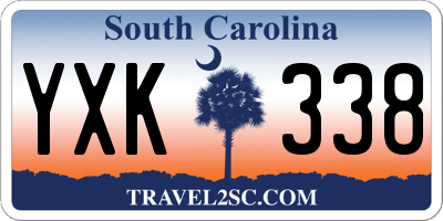SC license plate YXK338