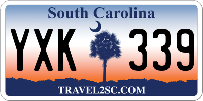SC license plate YXK339