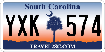 SC license plate YXK574
