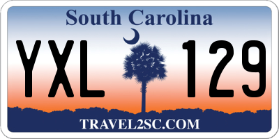 SC license plate YXL129