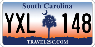 SC license plate YXL148