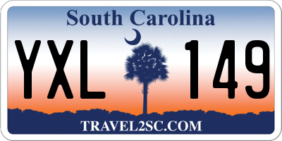 SC license plate YXL149