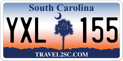 SC license plate YXL155