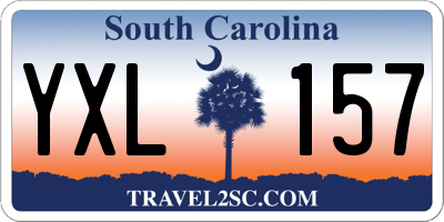 SC license plate YXL157