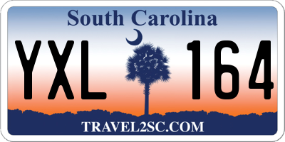 SC license plate YXL164