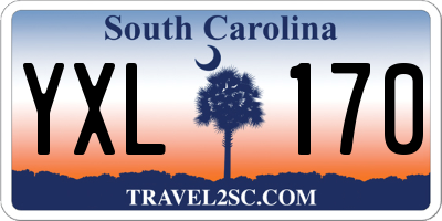 SC license plate YXL170