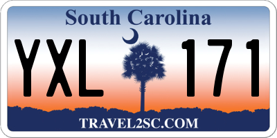 SC license plate YXL171