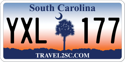 SC license plate YXL177