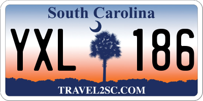 SC license plate YXL186