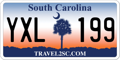 SC license plate YXL199