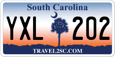 SC license plate YXL202