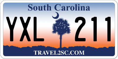 SC license plate YXL211