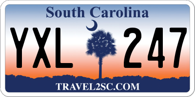 SC license plate YXL247
