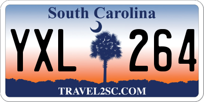 SC license plate YXL264