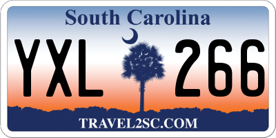 SC license plate YXL266