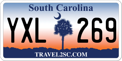 SC license plate YXL269