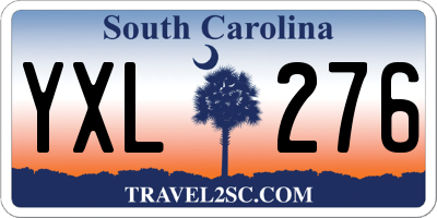 SC license plate YXL276