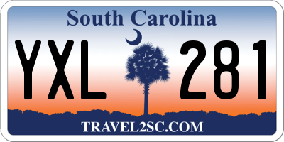 SC license plate YXL281