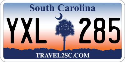 SC license plate YXL285