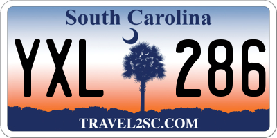 SC license plate YXL286