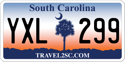 SC license plate YXL299