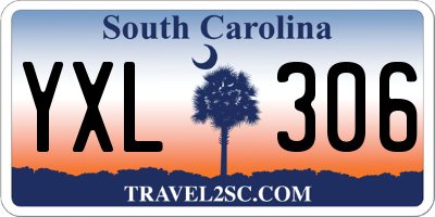 SC license plate YXL306