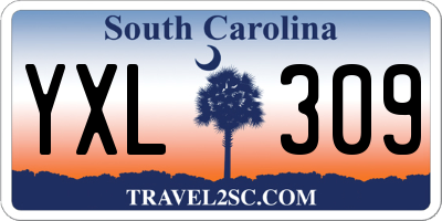 SC license plate YXL309