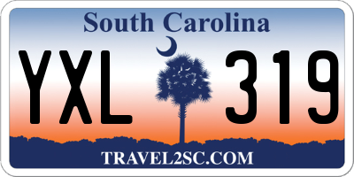 SC license plate YXL319