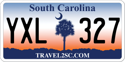SC license plate YXL327