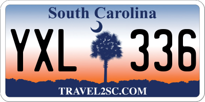 SC license plate YXL336