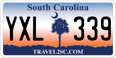SC license plate YXL339
