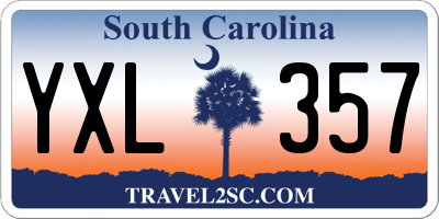 SC license plate YXL357