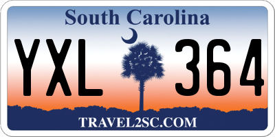 SC license plate YXL364