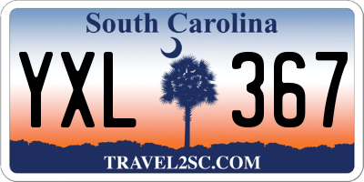 SC license plate YXL367