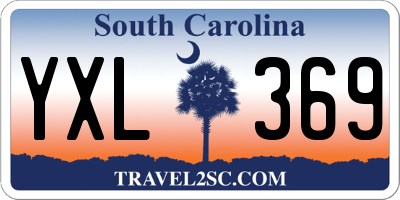 SC license plate YXL369