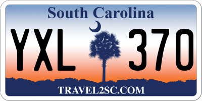 SC license plate YXL370
