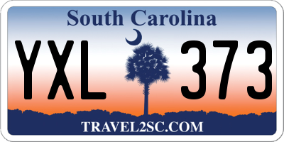 SC license plate YXL373