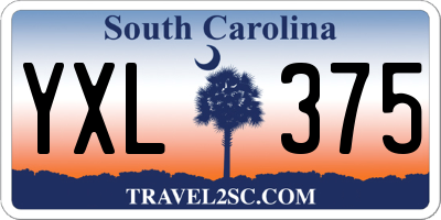 SC license plate YXL375