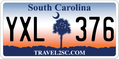 SC license plate YXL376