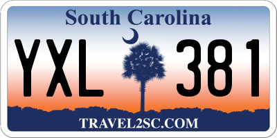 SC license plate YXL381