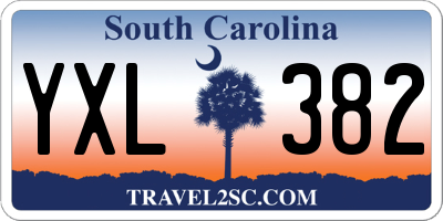 SC license plate YXL382