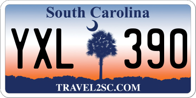 SC license plate YXL390