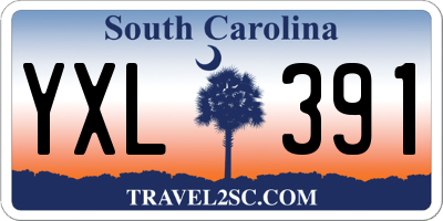 SC license plate YXL391