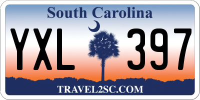 SC license plate YXL397