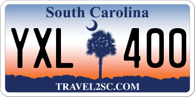 SC license plate YXL400