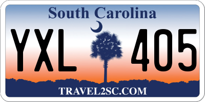 SC license plate YXL405